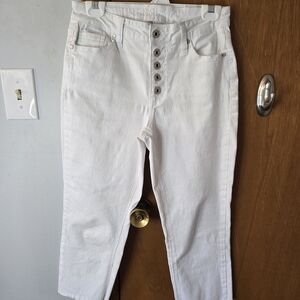 Hydraulic Women's Straight Leg Jeans - White